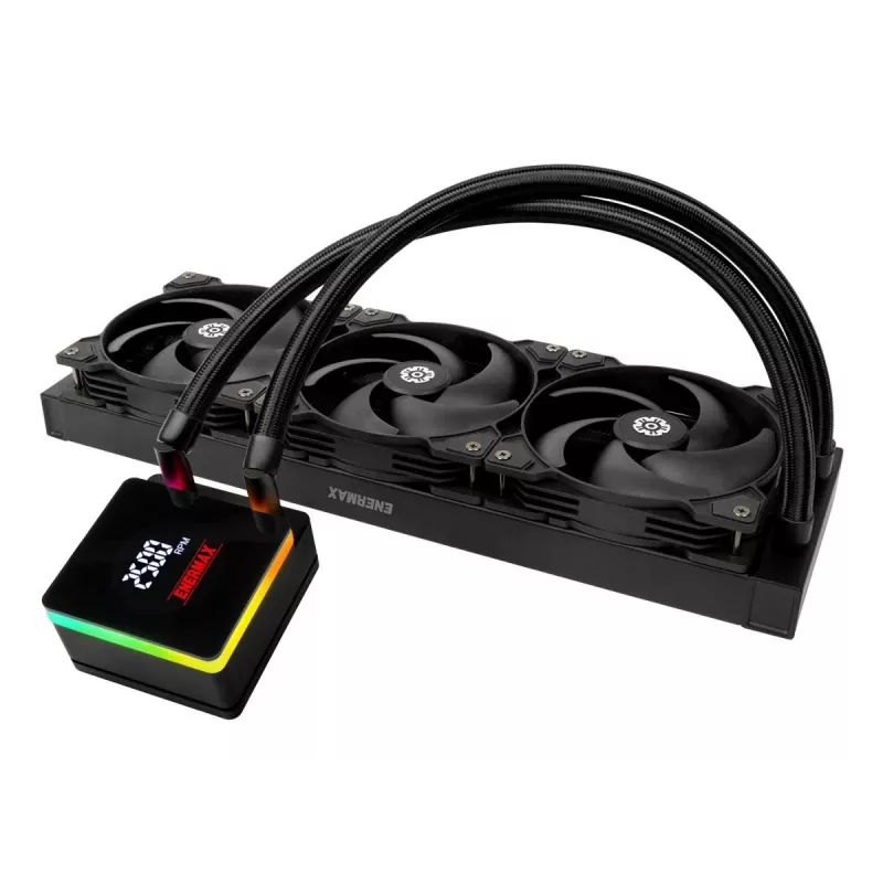 Set de refrigeración líquida ENERMAX ELC-LTXTR360 con ventiladores de 120 mm, radiador de 360 mm