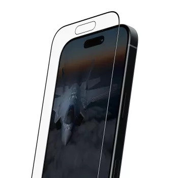 Protector de pantalla PanzerGlass ® Stealth iPhone 17 | iPhone 16 Pro | Ultra-Wide Fit con FASTFIT IN-A-BOX