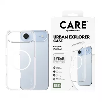 Funda PanzerGlass CARE by Flagship Case Transparent Urban Explorer White MagSafe iPhone 17 Air