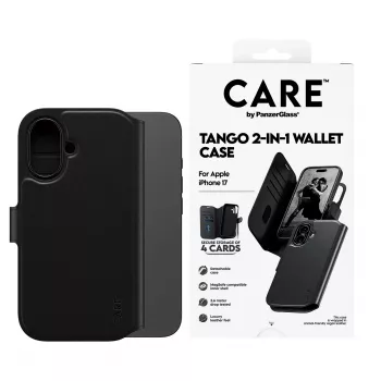 PanzerGlass CARE™ by ® Tango 2-in-1 funda tipo cartera con MagSafe iPhone 17