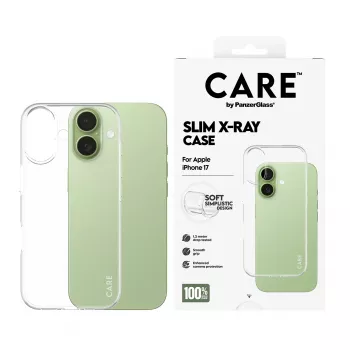 Funda para móvil PanzerGlass funda moderna transparente X-Ray Soft Basic para iPhone 17