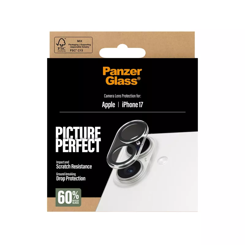 PanzerGlass ® PicturePerfect protector de lente de cámara para iPhone 17