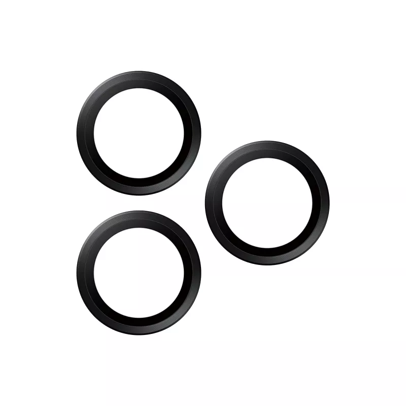 PanzerGlass ® Hoops® protector de lente de cámara negro iPhone 17 Pro | iPhone 17 Pro Max | iPhone 16 Pro | 16 Pro Max