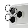 Protector de cámara PanzerGlass Hoops transparente para iPhone 17 Pro / 17 Pro Max / 16 Pro / 16 Pro Max, vidrio templado, silicona, 1 ud.