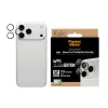 Protector de cámara PanzerGlass Hoops transparente para iPhone 17 Pro / 17 Pro Max / 16 Pro / 16 Pro Max, vidrio templado, silicona, 1 ud.