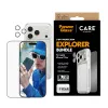 Pack de protector de pantalla PanzerGlass CARE 3-in-1 Flagship Explorer para iPhone 17 Pro – vidrio templado, PET, silicona, transparente