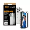 Pack de protector de pantalla PanzerGlass CARE 3-in-1 Flagship Explorer para iPhone 17 Pro – vidrio templado, PET, silicona, transparente