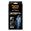 Lámina protectora de pantalla con privacidad PanzerGlass para iPhone 17 / iPhone 16 Pro — Ultra-Wide Fit, vidrio templado + PET, FASTFIT