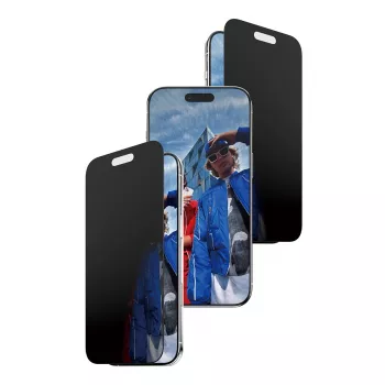 Protector de pantalla PanzerGlass Privacy para iPhone Air — vidrio templado, ajuste ultraancho, filtro de privacidad, FASTFIT