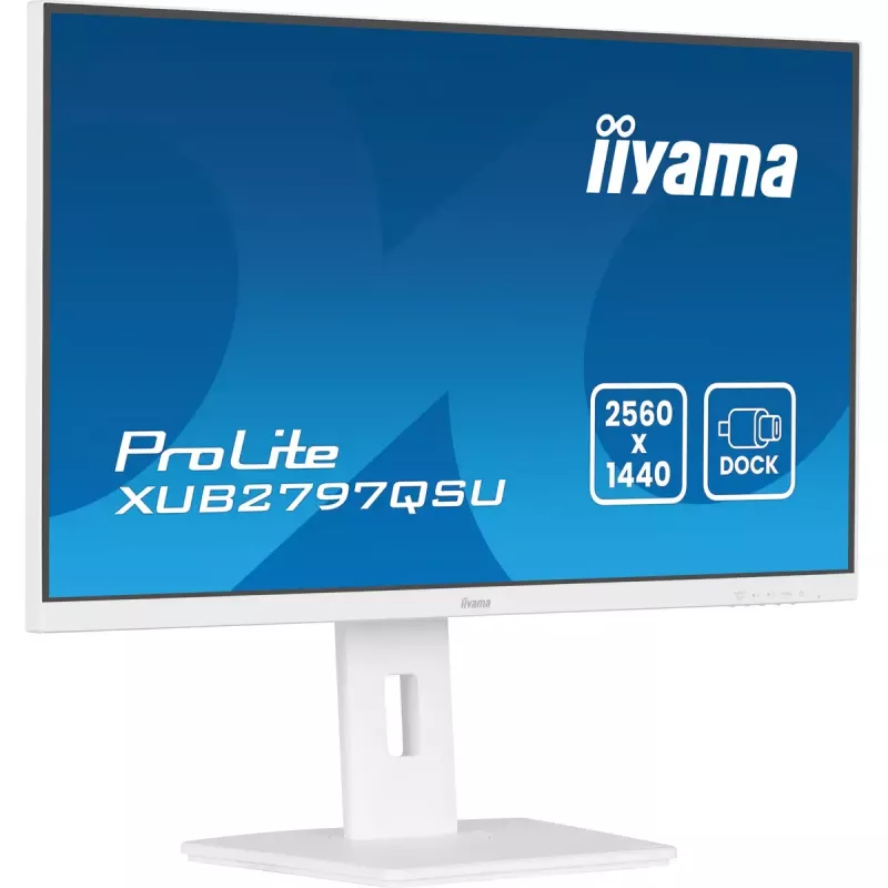 iiyama ProLite XUB2797QSU-W2 Monitor de ordenador 68,6 cm (27 inch) 2560 x 1440 píxeles Quad HD LED Blanco