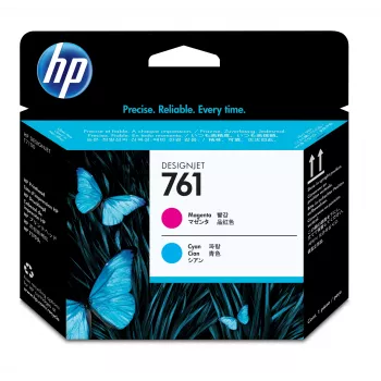 Cabezal de impresión HP 761 Magenta/Cian Designjet