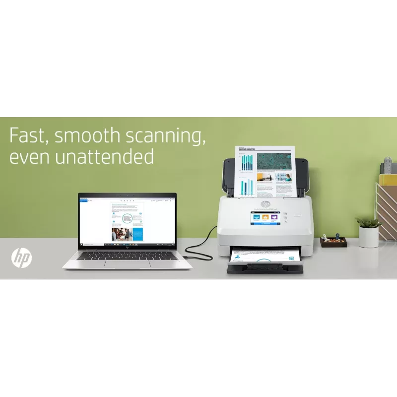 Escáner de alimentación HP Scanjet Enterprise Flow N7000 600 x 600 DPI A4 Blanco