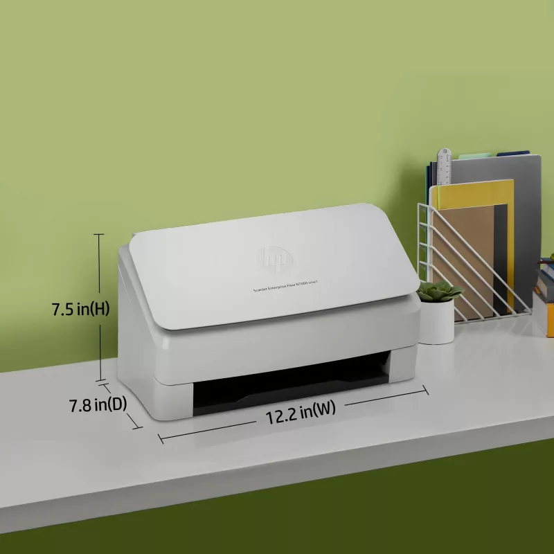 Escáner de alimentación HP Scanjet Enterprise Flow N7000 600 x 600 DPI A4 Blanco