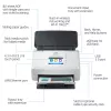 Escáner de alimentación HP Scanjet Enterprise Flow N7000 600 x 600 DPI A4 Blanco