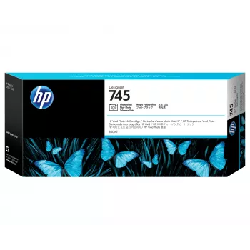 Cartucho de tinta HP 745 300 ml DesignJet, Negro foto