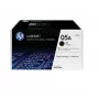 HP 05A Pack de 2 Cartuchos de tóner originales LaserJet Negro, 4600 páginas, Negro, 2 uds.