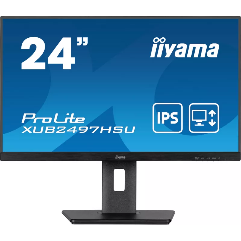 iiyama XUB2497HSU-B2 Monitor de ordenador 60,5 cm (23,8 inch) 1920 x 1080 píxeles Full HD LED Negro