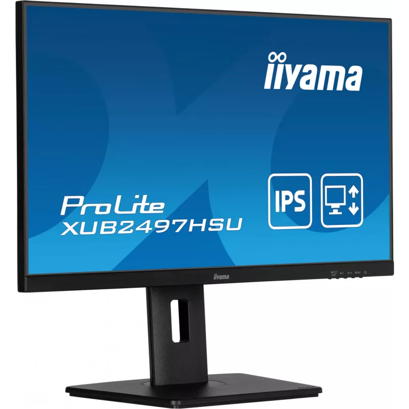 iiyama XUB2497HSU-B2 Monitor de ordenador 60,5 cm (23,8 inch) 1920 x 1080 píxeles Full HD LED Negro