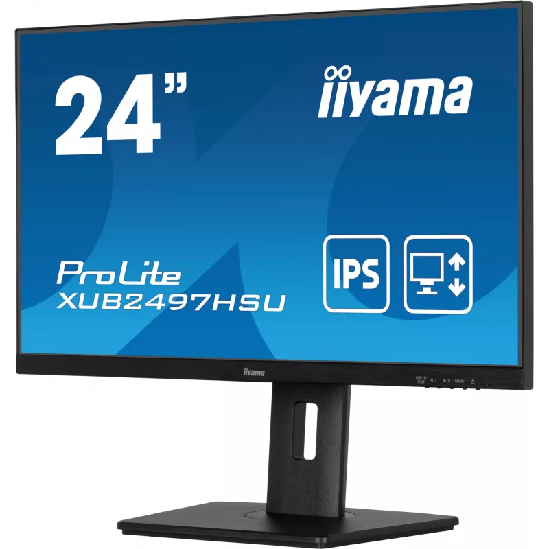 iiyama XUB2497HSU-B2 Monitor de ordenador 60,5 cm (23,8 inch) 1920 x 1080 píxeles Full HD LED Negro