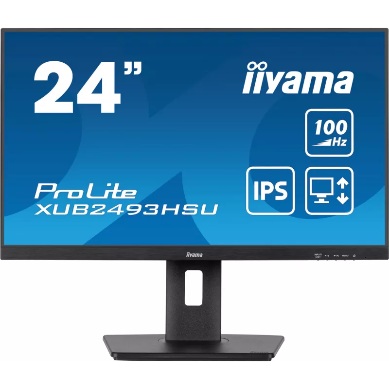 iiyama XUB2493HSU-B7 Monitor de ordenador 60,5 cm (23,8 inch) 1920 x 1080 píxeles Full HD LED Negro