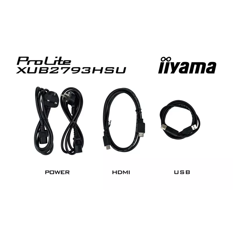 iiyama ProLite XUB2793HSU-B7 Monitor de ordenador 68,6 cm (27 inch) 1920 x 1080 píxeles Full HD LED Negro