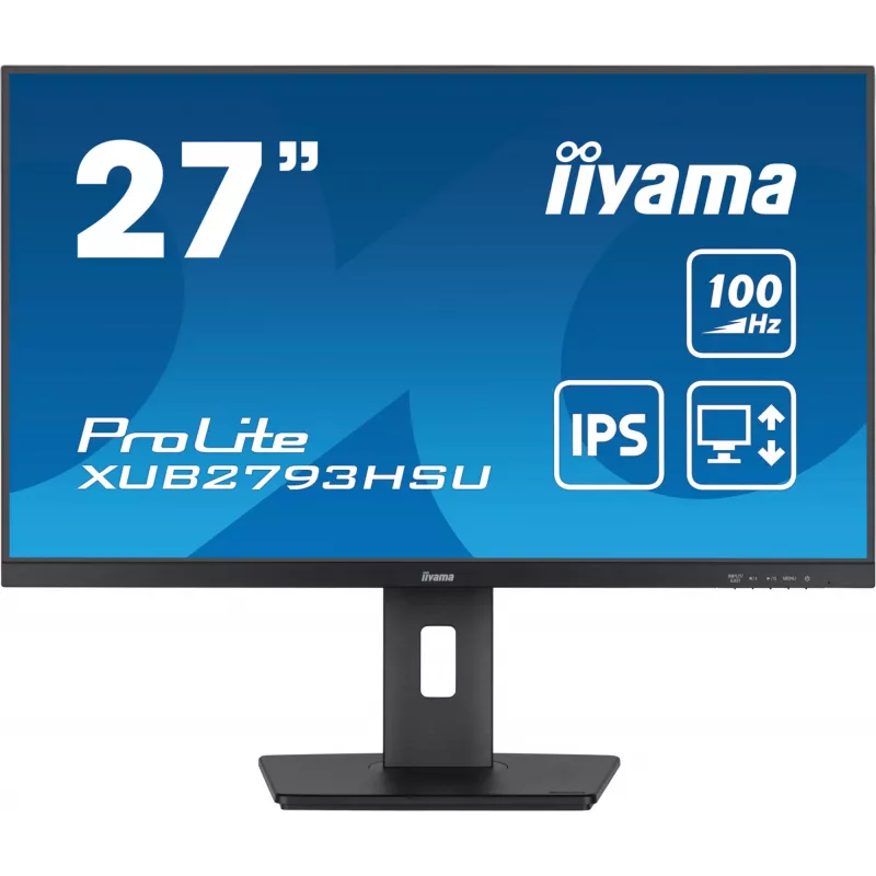 iiyama ProLite XUB2793HSU-B7 Monitor de ordenador 68,6 cm (27 inch) 1920 x 1080 píxeles Full HD LED Negro