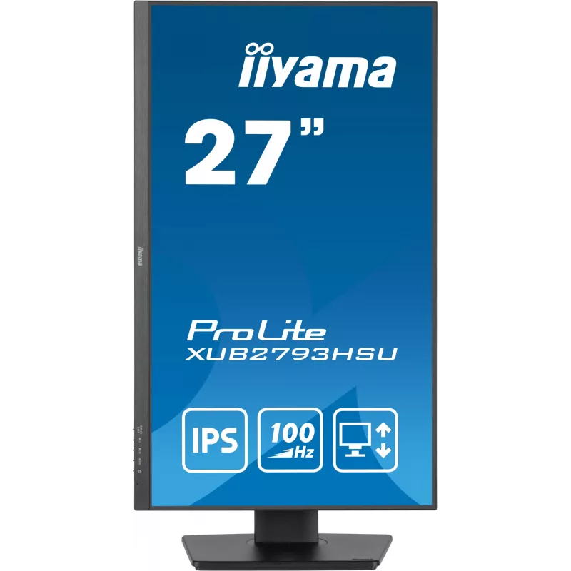 iiyama ProLite XUB2793HSU-B7 Monitor de ordenador 68,6 cm (27 inch) 1920 x 1080 píxeles Full HD LED Negro