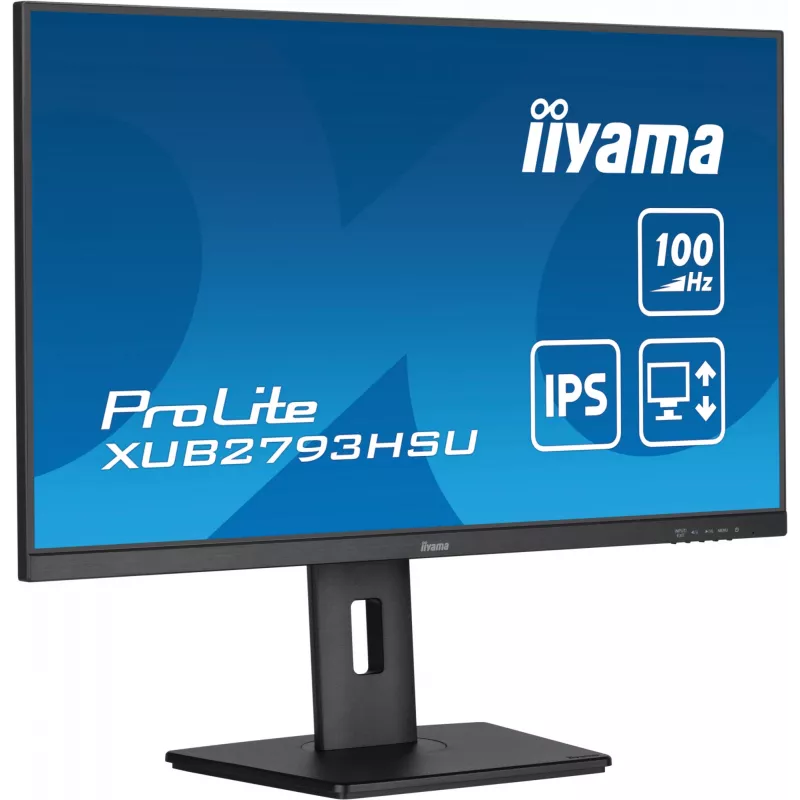 iiyama ProLite XUB2793HSU-B7 Monitor de ordenador 68,6 cm (27 inch) 1920 x 1080 píxeles Full HD LED Negro