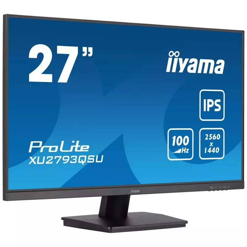 iiyama ProLite XU2793QSU-B7 Monitor de ordenador 68,6 cm (27 inch) 2560 x 1440 píxeles Quad HD LED Negro