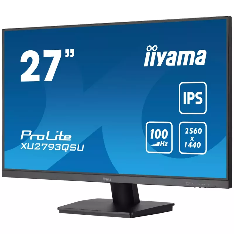 iiyama ProLite XU2793QSU-B7 Monitor de ordenador 68,6 cm (27 inch) 2560 x 1440 píxeles Quad HD LED Negro