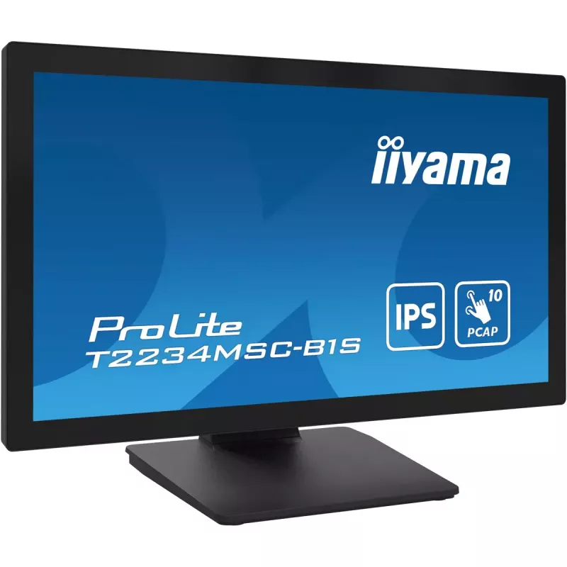 iiyama ProLite T2234MSC-B1S Monitor de ordenador 54,6 cm (21,5 inch) 1920 x 1080 píxeles Full HD Táctil Negro