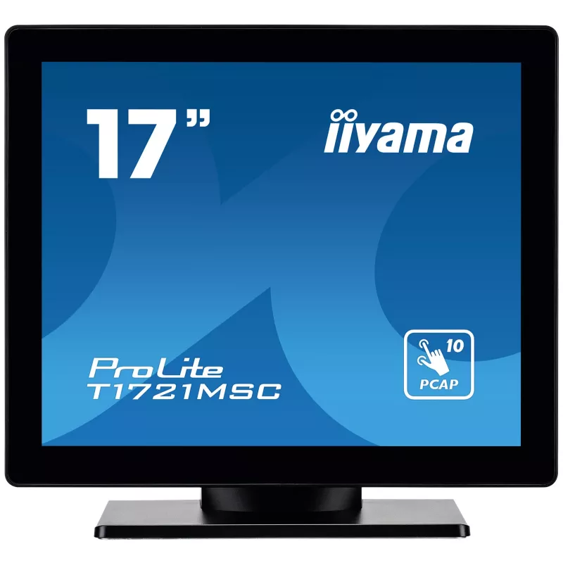 iiyama ProLite T1721MSC-B2 Monitor de ordenador 43,2 cm (17 inch) 1280 x 1024 píxeles SXGA LED Táctil Sobremesa Negro