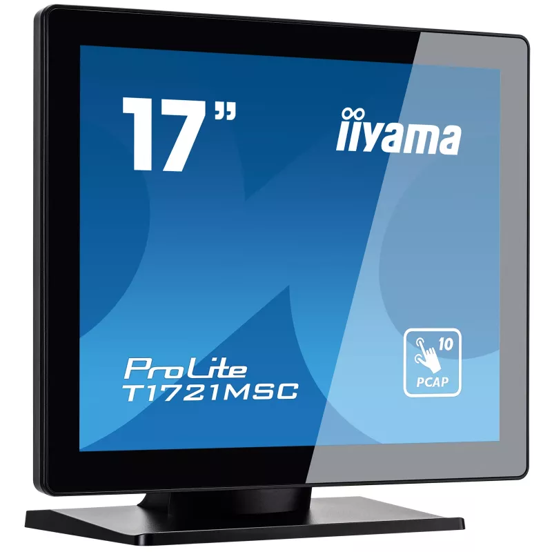 iiyama ProLite T1721MSC-B2 Monitor de ordenador 43,2 cm (17 inch) 1280 x 1024 píxeles SXGA LED Táctil Sobremesa Negro