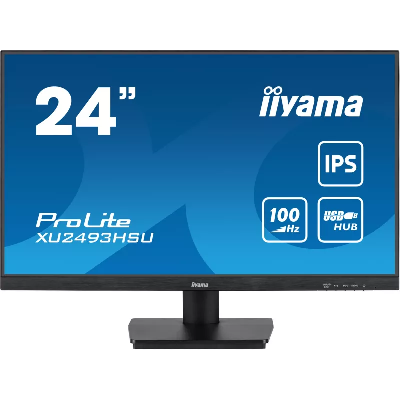 iiyama ProLite XU2493HSU-B7 Monitor de ordenador 60,5 cm (23,8 inch) 1920 x 1080 píxeles Full HD LED Negro