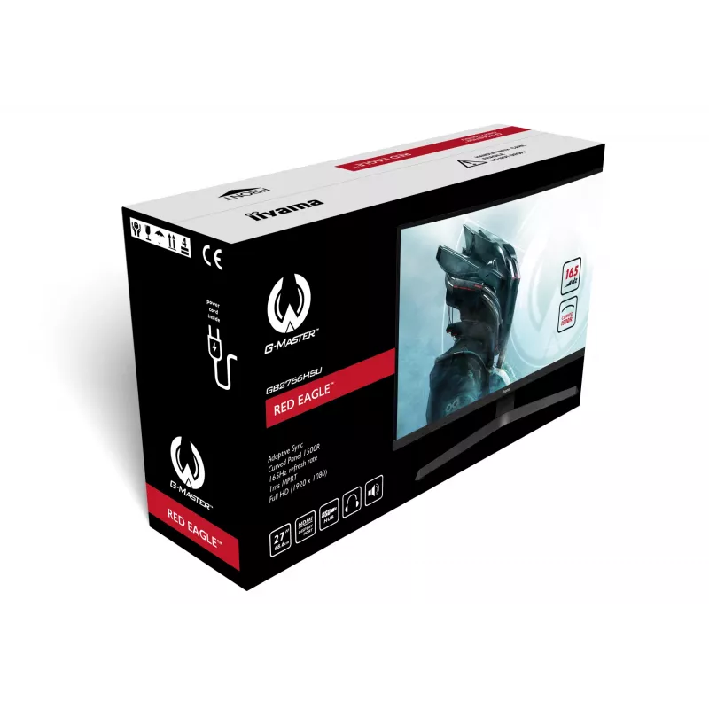 iiyama G-MASTER GB2766HSU-B1 Monitor de ordenador 68,6 cm (27 inch) 1920 x 1080 píxeles Full HD LED Negro