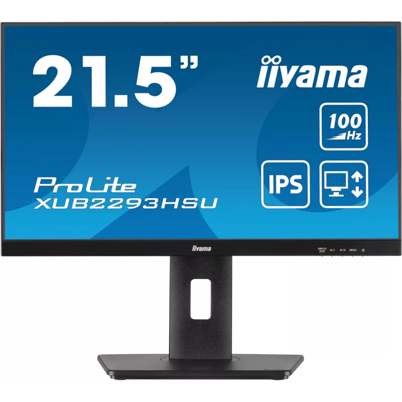 iiyama ProLite XUB2293HSU-B7 Monitor de ordenador 54,6 cm (21,5 inch) 1920 x 1080 píxeles Full HD LED Negro