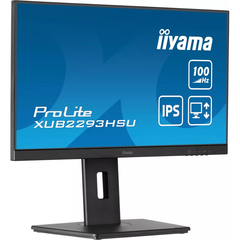iiyama ProLite XUB2293HSU-B7 Monitor de ordenador 54,6 cm (21,5 inch) 1920 x 1080 píxeles Full HD LED Negro