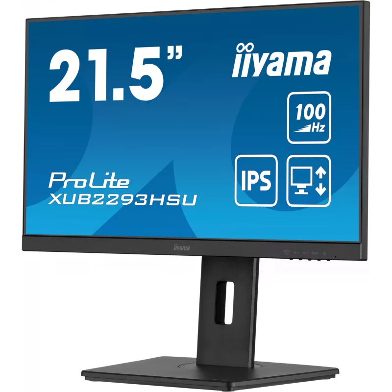 iiyama ProLite XUB2293HSU-B7 Monitor de ordenador 54,6 cm (21,5 inch) 1920 x 1080 píxeles Full HD LED Negro