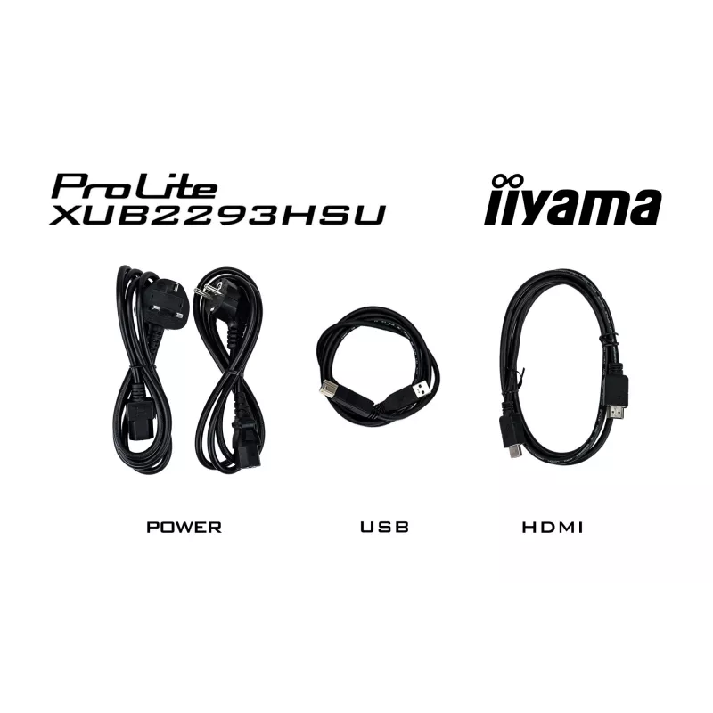 iiyama ProLite XUB2293HSU-B7 Monitor de ordenador 54,6 cm (21,5 inch) 1920 x 1080 píxeles Full HD LED Negro