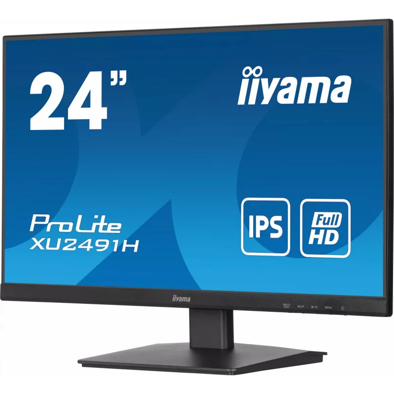 iiyama ProLite XU2491H-B1 Monitor de ordenador 60,5 cm (23,8 inch) 1920 x 1080 píxeles Full HD LED Negro
