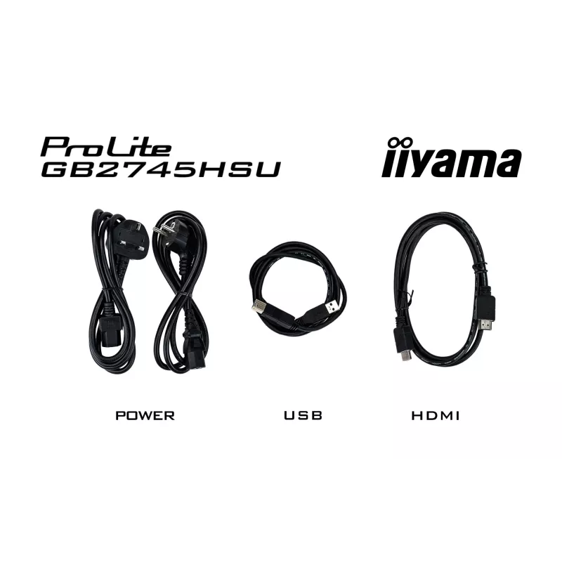 iiyama G-MASTER GB2745HSU-B2 Monitor de ordenador 68,6 cm (27 inch) 1920 x 1080 píxeles Full HD LED Negro
