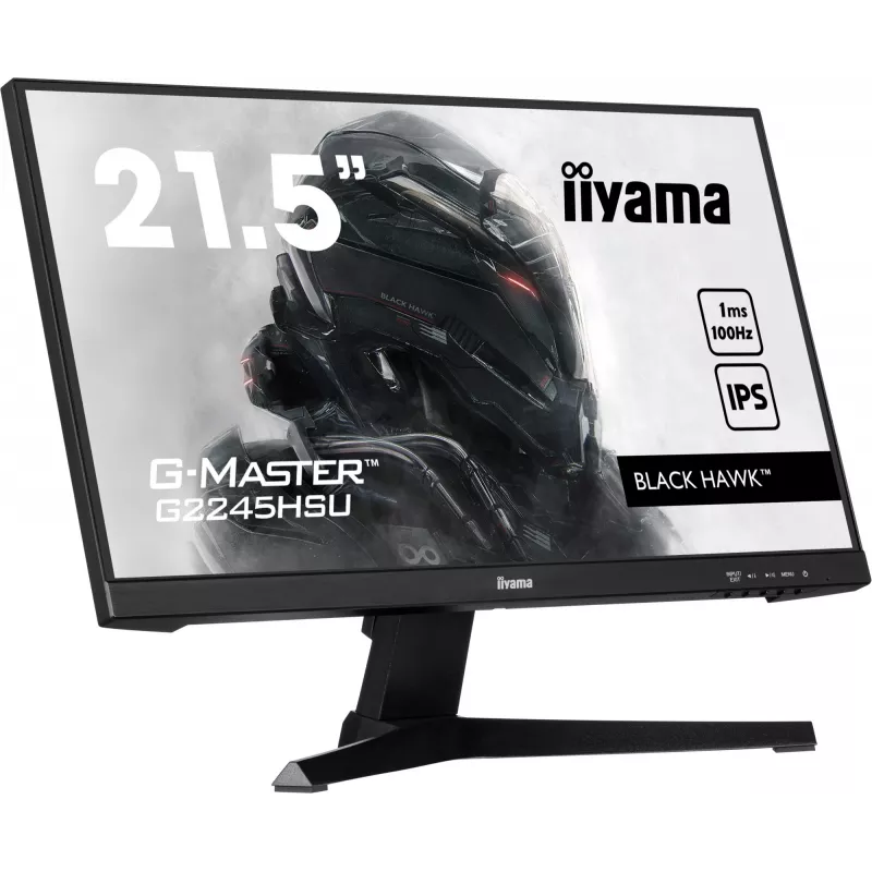 iiyama G-MASTER G2245HSU-B2 Monitor de ordenador 54,6 cm (21,5 inch) 1920 x 1080 píxeles Full HD LED Negro