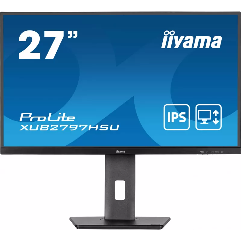 iiyama ProLite XUB2797HSU-B2 Monitor de ordenador 68,6 cm (27 inch) 1920 x 1080 píxeles Full HD LED Negro