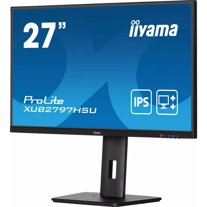 iiyama ProLite XUB2797HSU-B2 Monitor de ordenador 68,6 cm (27 inch) 1920 x 1080 píxeles Full HD LED Negro