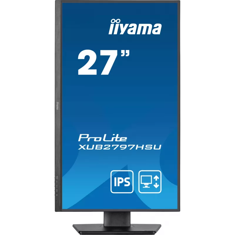 iiyama ProLite XUB2797HSU-B2 Monitor de ordenador 68,6 cm (27 inch) 1920 x 1080 píxeles Full HD LED Negro