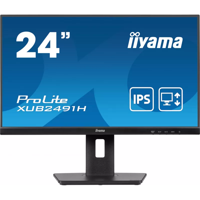 iiyama ProLite XUB2491H-B1 Monitor de ordenador 60,5 cm (23,8 inch) 1920 x 1080 píxeles Full HD LED Negro
