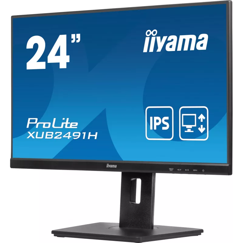 iiyama ProLite XUB2491H-B1 Monitor de ordenador 60,5 cm (23,8 inch) 1920 x 1080 píxeles Full HD LED Negro