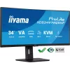 iiyama ProLite XCB3497WQSNP-B1 Monitor de ordenador 86,4 cm (34 inch) 3440 x 1440 píxeles UltraWide Quad HD LED Negro