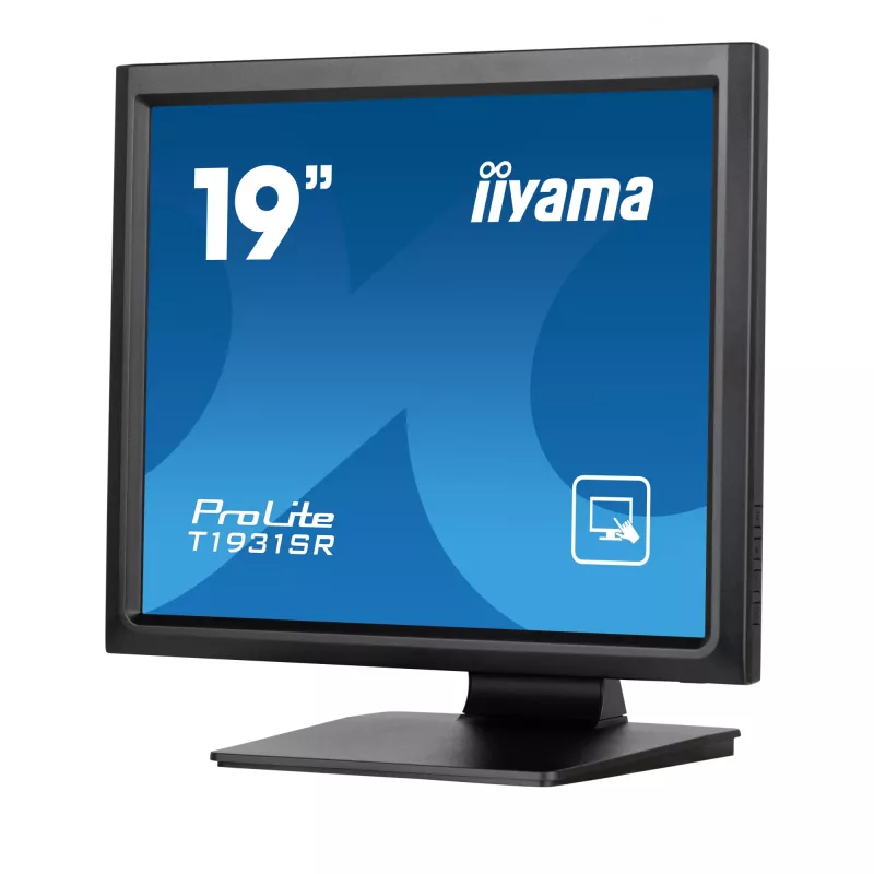 iiyama ProLite T1931SR-B1S Monitor de ordenador 48,3 cm (19 inch) 1280 x 1024 píxeles SXGA LCD Táctil Negro