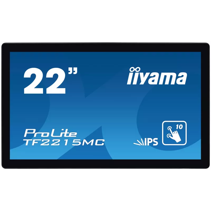 iiyama ProLite TF2215MC-B2 Monitor de ordenador 54,6 cm (21,5 inch) 1920 x 1080 píxeles Full HD LED Táctil Multiusuario Negro